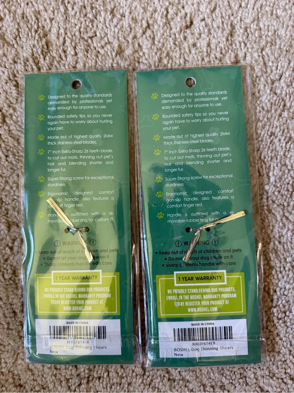Boshel Pet Thinning Scissors – Professional Grooming Tool